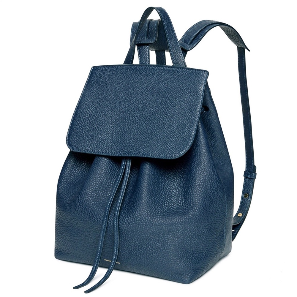 Mansur Gavriel Tumbled Leather Backpack